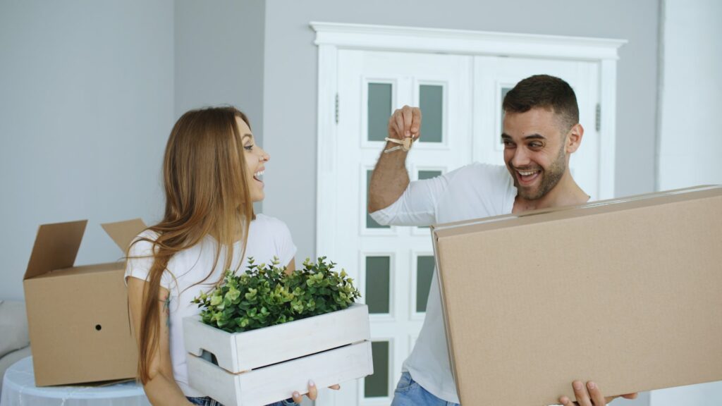 Couple moving into their new Cumbria home